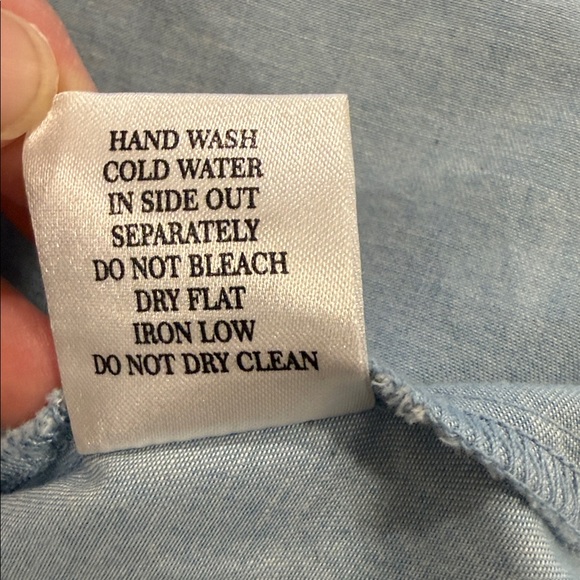 Ooberswank Button-Down A-Line Skirt With Fringe Detail Cowgirl Western Size L - Picture 7 of 9